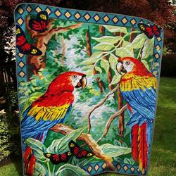 Parrot Tb Quilt Tdhvy and Home Decor