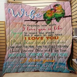 Parrot To My Wife Quilt Tdhmi and Home Decor