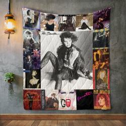 Pat Benatar Album Covers Quilt Blanket and Home Decor