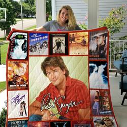 Patrick Swayze Quilt Blanket 01 and Home Decor
