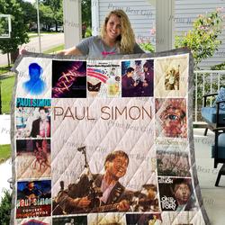 Paul Simon Poster Quilt and Home Decor