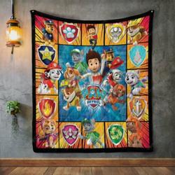 Paw Patrol Style2 Quilt Blanket and Home Decor