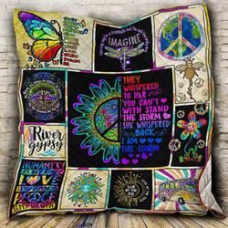 Peace Love Hippie Quilt V0608-2  Quilt and Home Decor