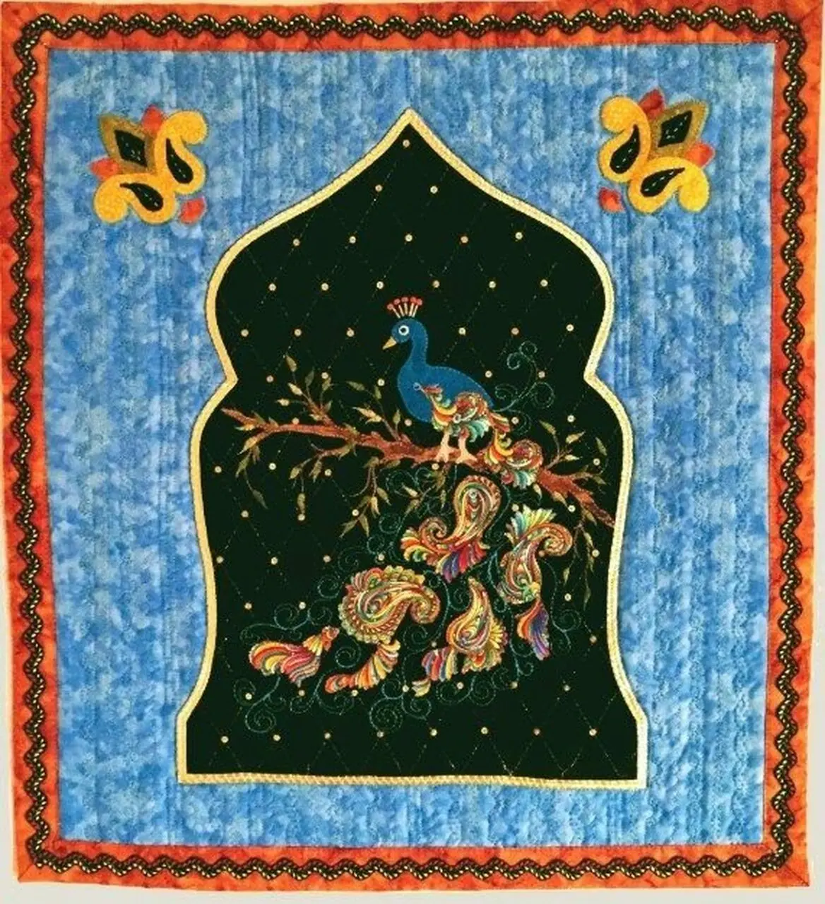 Peacock Cla1810426Q Quilt Blanket and Home Decor