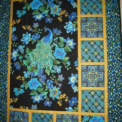 Peacock Hur Quilt uo and Home Decor