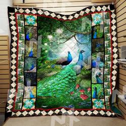 Peacock Quilt Blanket Dhc0910357Vt and Home Decor