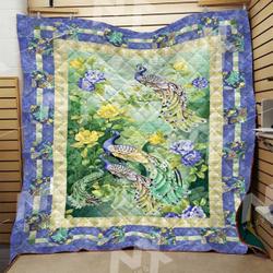 Peacock Quilt Blanket Dhc0910363Vt and Home Decor