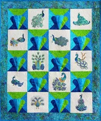 Peacock Quilt Tdhgq and Home Decor