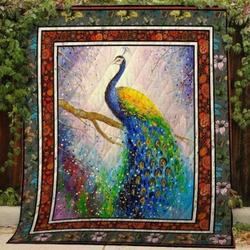 Peacock Quilt Tdhji and Home Decor