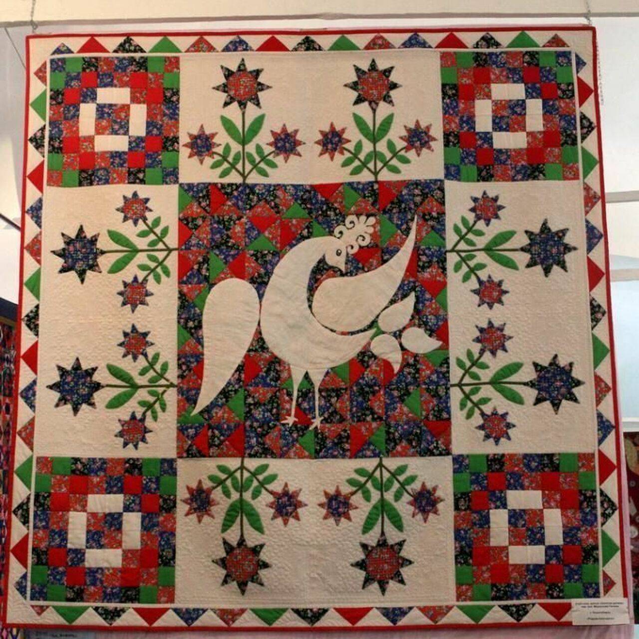 Peacock Quilt Tdhlr and Home Decor