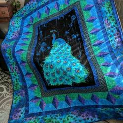 Peacock Quilt Tdhly and Home Decor