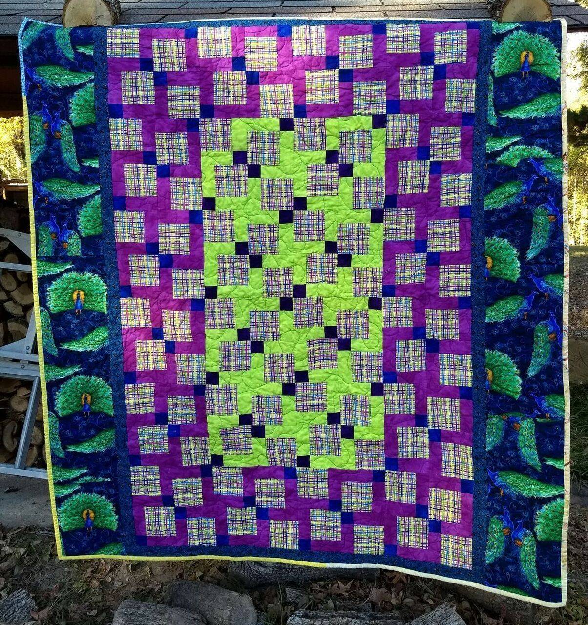 Peacock Quilt Tdhmm and Home Decor
