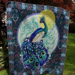 Peacock Quilt Tdhtr and Home Decor