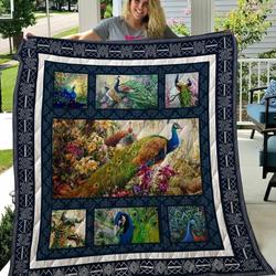 Peacock Quilt Tdhxy and Home Decor