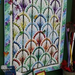 Peafowl Quilt Tdhal and Home Decor