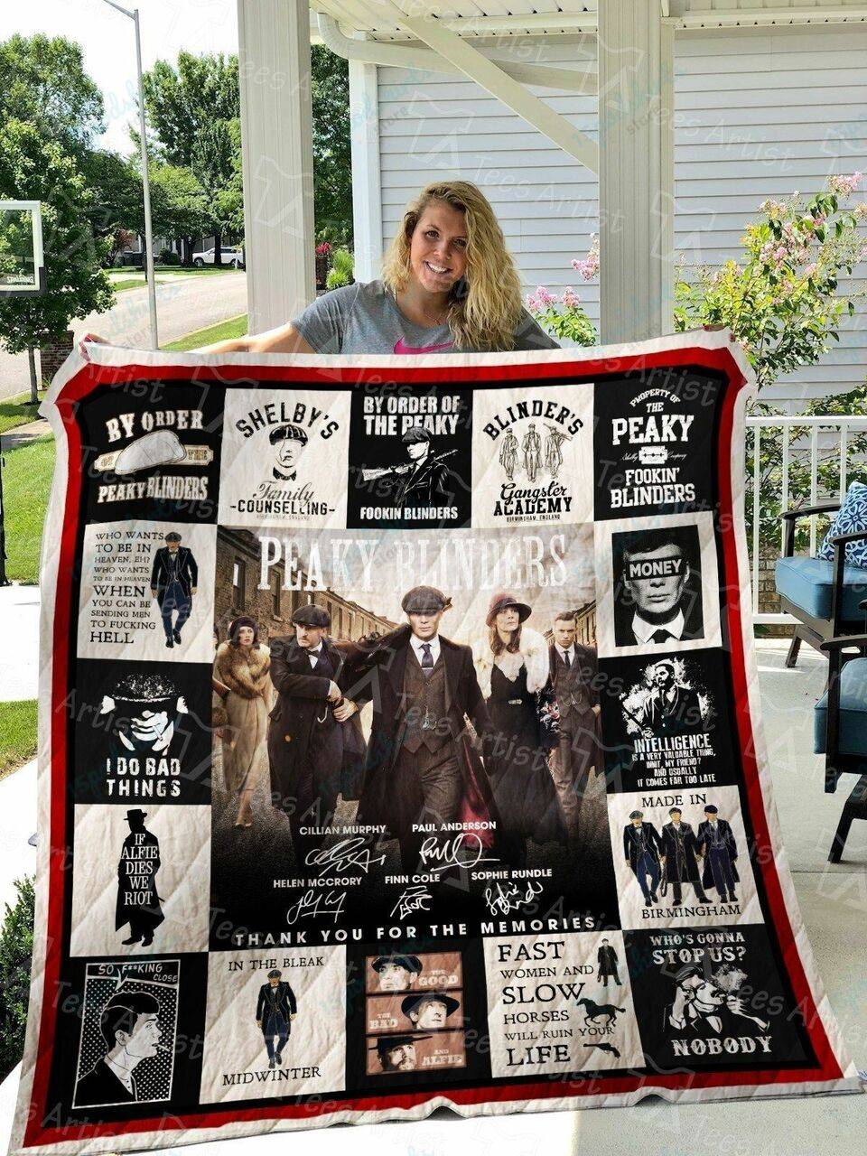 Peaky Blinders Quilt Blanket 01612 and Home Decor