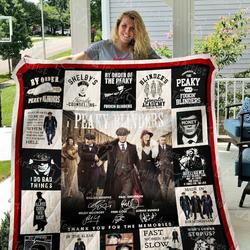Peaky Blinders Quilt Blanket 01612 and Home Decor