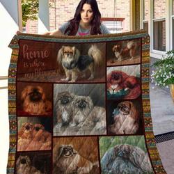 Pekingese 10 Blanket Th10072019 Quilt and Home Decor