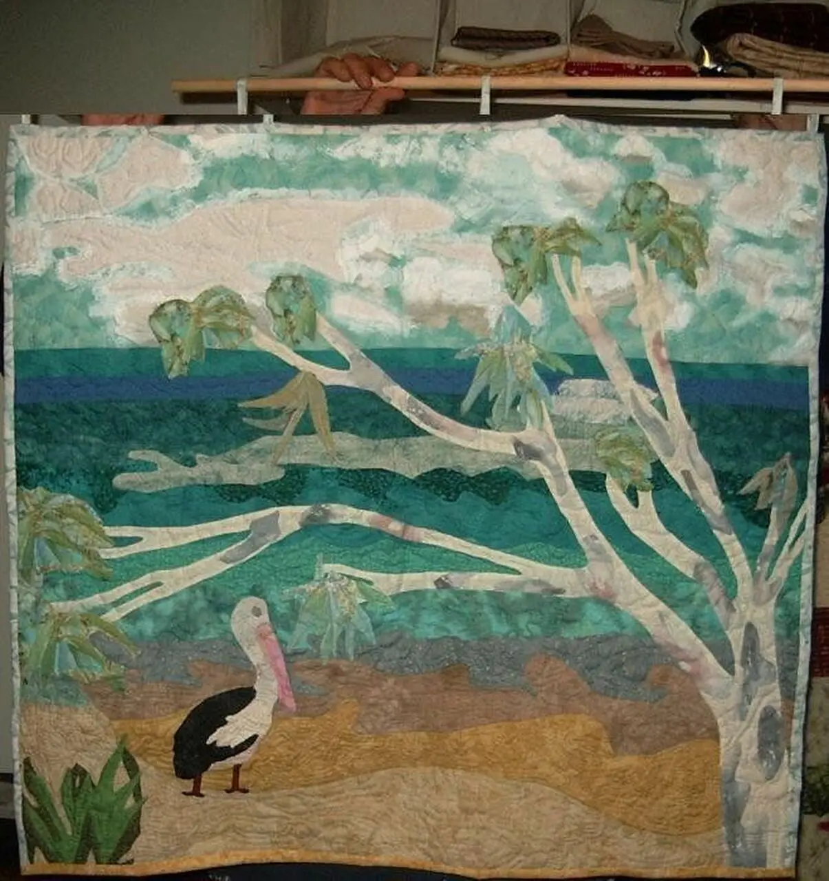 Pelican Beach Quilt Tdhda and Home Decor