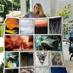 Pelican Quilt Blanket and Home Decor