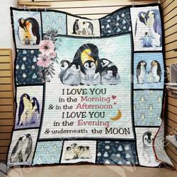 Penguin Ee Quilt Inkpnc and Home Decor