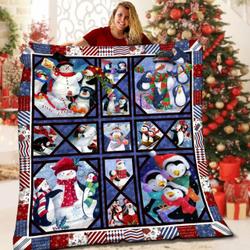 Penguin Lml231033Dt Quilt Blanket and Home Decor