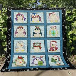 Penguin Tn010712 Quilt Blanket and Home Decor