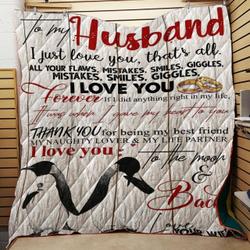 Penguins To My Husband Quilt Tdhgv and Home Decor