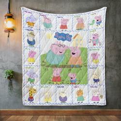 Peppa Pig Style 2 Quilt Blanket and Home Decor