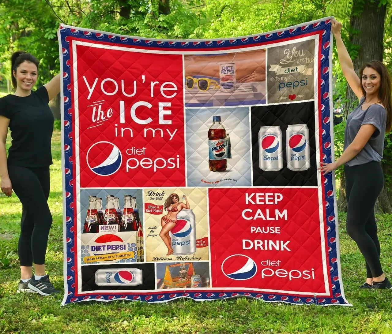 Pepsi Diet Funny Gift For Soft Drink Lover Quilt and Home Decor