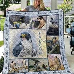Peregrine Falcon Collection Quilt Tdhfp and Home Decor
