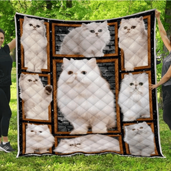 Persian Cat Quilt Tdhcl and Home Decor
