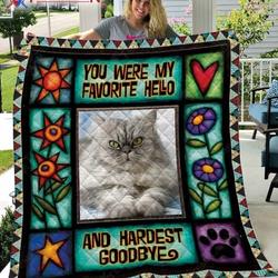 Persian Cat Quilt Tdhxt and Home Decor