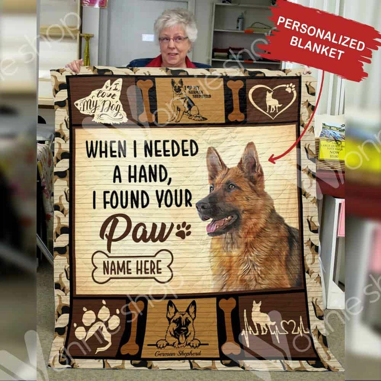 Personalized German Shepherd Dog Quilt Blanket Dhc0602882Td and Home Decor