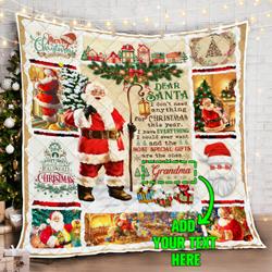 Personalized The Most Special Gifts Are The Ones That Call Me Grandma Quilt Blanket and Home Decor