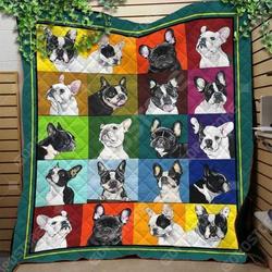 Pet Boston Terrier Quilt Tdhqd and Home Decor