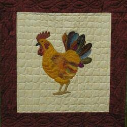 Petaluma Rooster Cla2210360Q Quilt Blanket and Home Decor