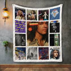Peter Frampton Album Covers Quilt Blanket and Home Decor