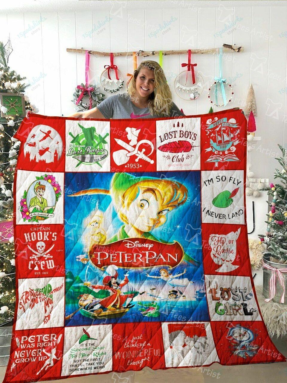 Peter Pan Quilt Blanket 02218 and Home Decor