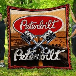 Peterbilt Quilt Blanket      and Home Decor