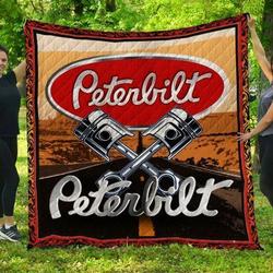 Peterbilt Quilt Blanket and Home Decor