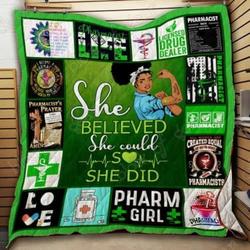 Pharmacist Cl18100561Mdq Quilt Blanket and Home Decor