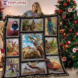 Pheasant Hunting Quilt Tdhrr and Home Decor