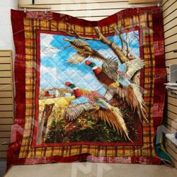 Pheasant Quilt Blanket Dhc0910328Vt and Home Decor