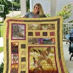 Pheasant Quilt Blanket Lukf2Q Dhc0301863Dd and Home Decor
