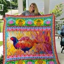 Pheasant Quilt Blanket Lukqhq Dhc0301802Dd and Home Decor
