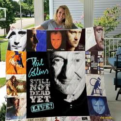 Phil Collins Style 3 Quilt Blanket and Home Decor