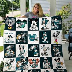 Philadelphia Eagles Disney Quilt Blanket and Home Decor