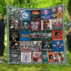 Philadelphia Teams Quilt Blanket      and Home Decor