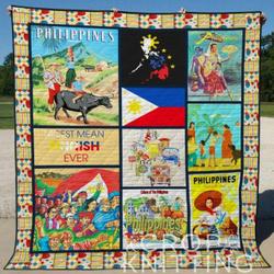 Philippines Quilt Blanket Ver 14  Quilt and Home Decor